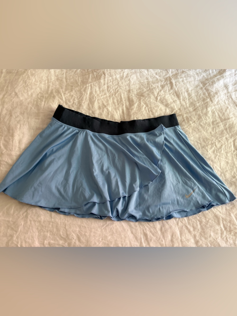 Nike Light Blue Athletic tennis Skort with Black Waistband